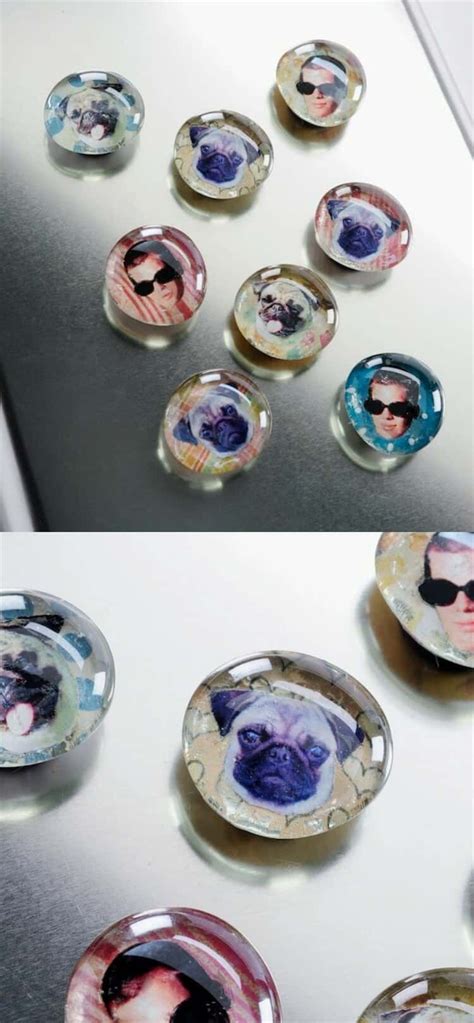 Make Glass Photo Magnets On The Cheap Glass Magnets Diy Magnets