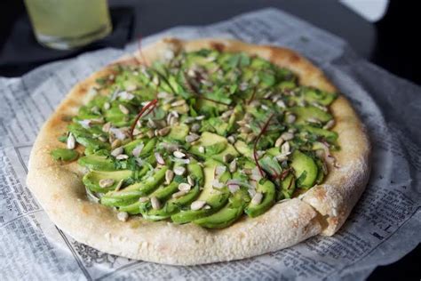 There are 361 avocado pizza for sale on etsy, and they cost 10,90 $ on average. Kola House vegan avocado pizza recipe | Well+Good