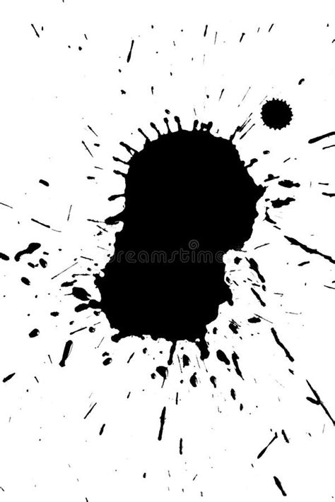 Grunge Ink Stock Illustration Illustration Of Spot Spray 6003620