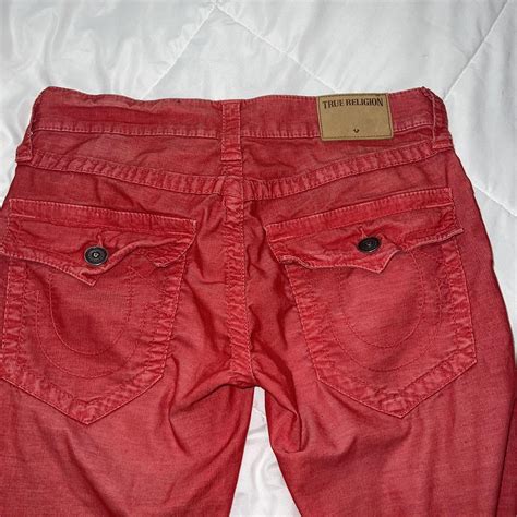 Red True Religion Jeans These Pants Have A Really Depop