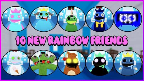 Rainbow Friends Morphs All 10 New Rainbow Friends Roblox Update