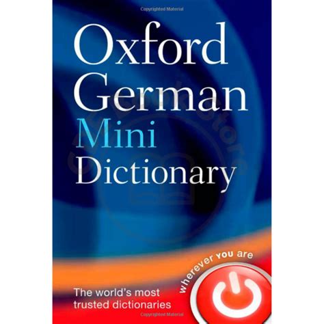 Oxford German Mini Dictionary 5e Fifth Edition 9780199692668 Lazada