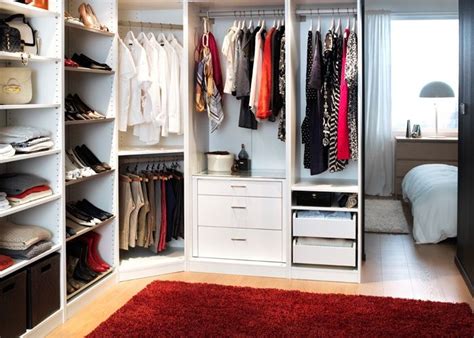 You get handy storage for hanging, folding or displaying your clothes and accessories. Ikea wardrobe with corner unit | Closet apartment, Corner ...