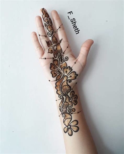 Arabic Mehndi Design For Front Hand 9 K4 Fashion