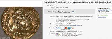 Most Expensive Ancient Coins Sold On Ebay January 2015