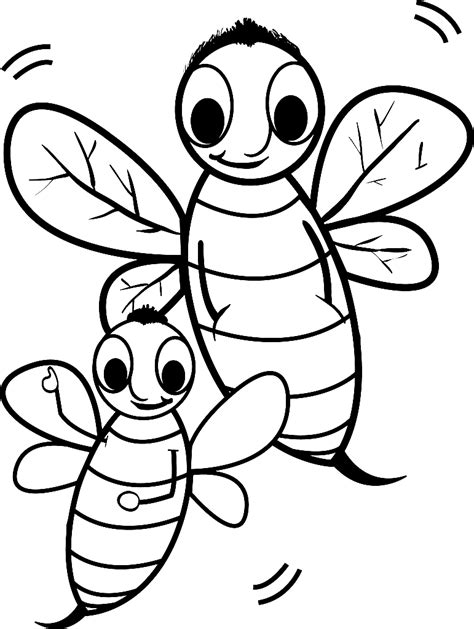 Bee Coloring Pages Coloring Pages For Kids And Adults