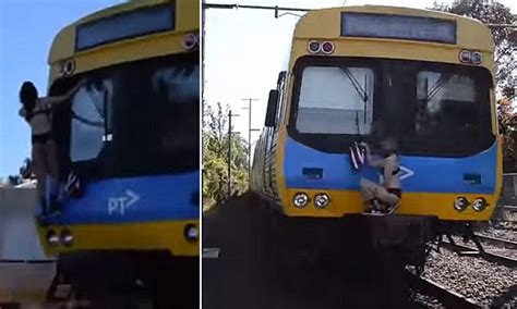 Footage Shows Melbourne Girl Train Surfing In Her Underwear Daily