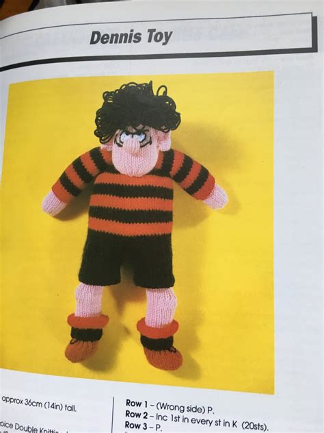 Dennis The Menace Knitting Book From 1991 Knit Yourself A Toysocks