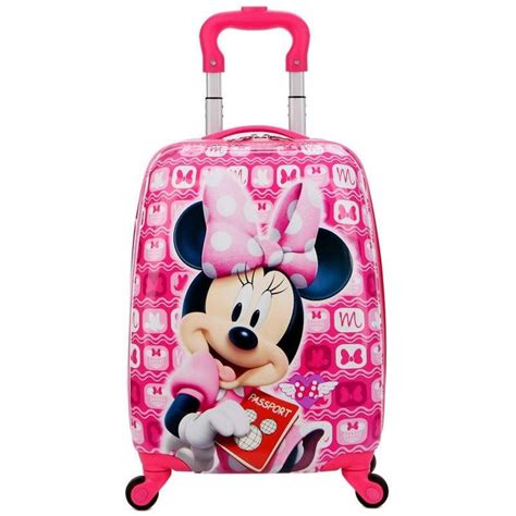 Cute Cartoon Mickey Child Rolling Luggage Children Travel Suitcase On