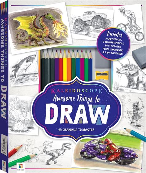 Buy Awesome Things To Draw Kaleidoscope Colouring Book Books Sanity
