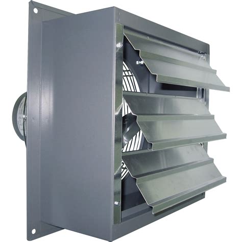 Canarm Wall Exhaust Fan — 12in Variable Speed 13 Hp 1650 Cfm