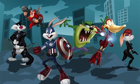 The Looney Tunes Suit Up As Marvels The Avengers Comic Booked