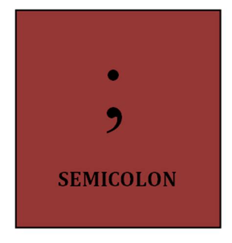 It was raining, and i was hurrying to get home. Difference Between Colon and Semicolon