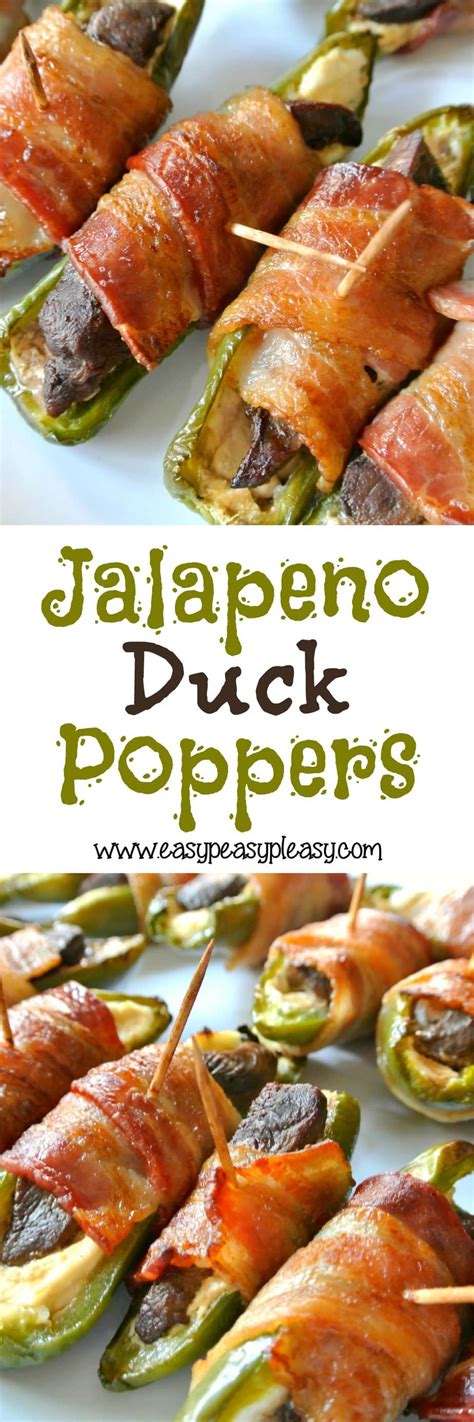 3 incredible wild duck recipes to try after the hunt. Jalapeno Duck Poppers - Easy Peasy Pleasy