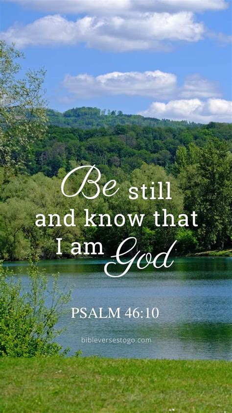 Still Waters Psalm 46:10 – Encouraging Bible Verses