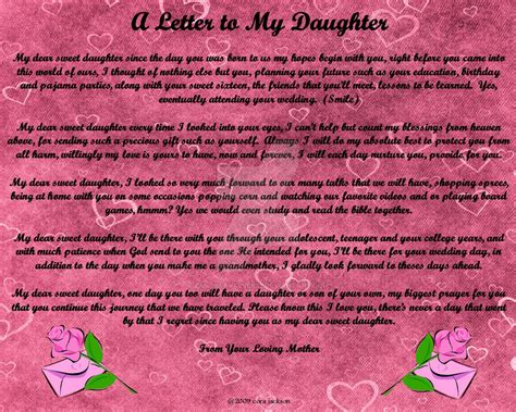 Letter To My Daughter By Zandkfan4ever57 On Deviantart