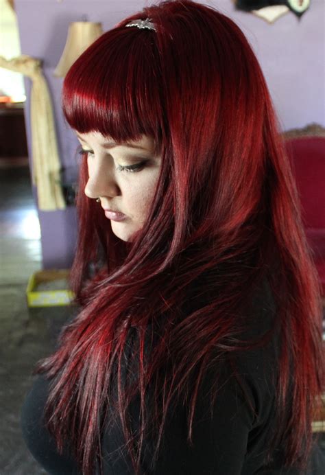 We recommend the l'oreal excellence hicolor for dark hair. How to Get and Keep Bright Red Hair » The Haunted Housewife