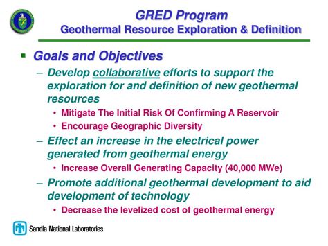 PPT U S Department Of Energy Sandia National Laboratories PowerPoint