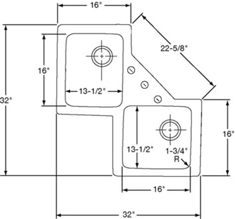 Undermount kitchen sinks are popular for combining style and function in a modern kitchen. Elkay Avado ELUH3232 Undermount Corner Stainless Steel ...