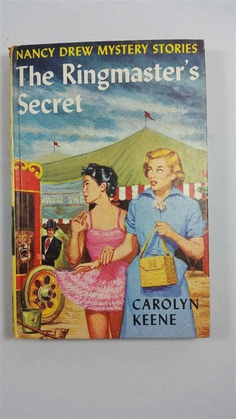 Nancy Drew By Carolyn Keene Book 31 The Ringmasters Secret 1953 Nancy Drew Mystery Stories