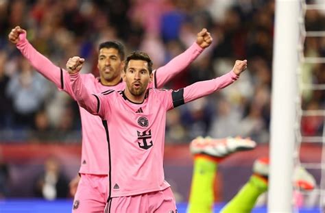 Lionel Messi Scores Twice For Inter Miami In Win Vs New England