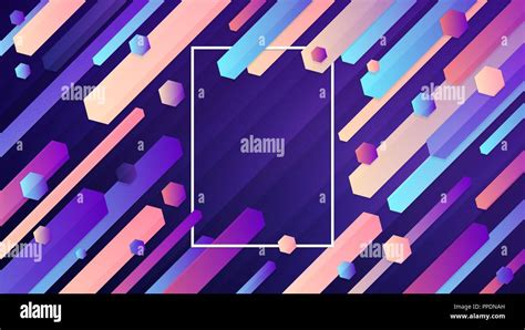 Modern Abstract Geometric Background Vector Illustration Of Colorful