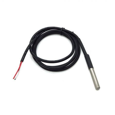 Ds18b20 Temperature Sensor Waterproof 3m Range 55 C To 125 C