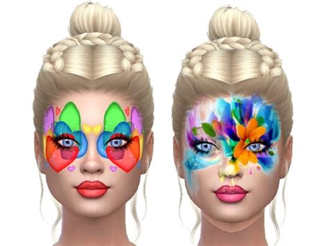 Face Paint For Fun At Trudie55 Sims 4 Updates