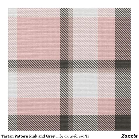 Tartan Pattern Pink And Grey Id210 Fabric Fabric Pattern Tartan Pattern