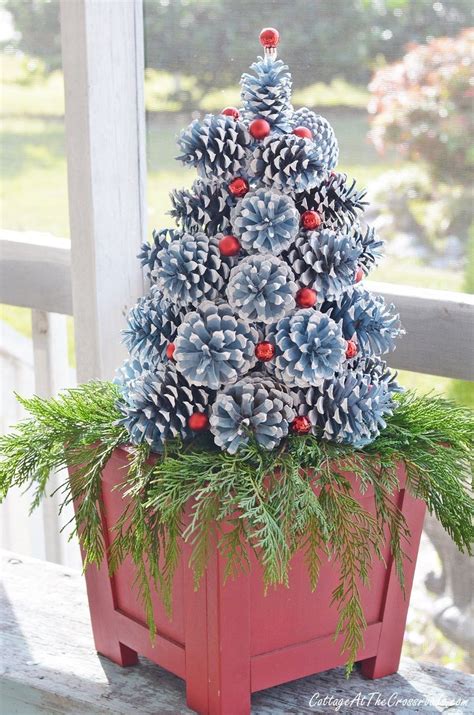 Directions On How To Make Pine Cone Christmas Trees Pine Cone Christmas