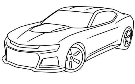 Camaro Zl1 Drawing