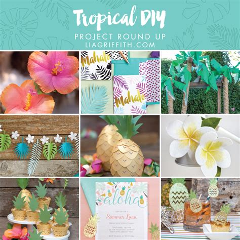Tropical Diy Projects For Home Or Party Decor Lia Griffith