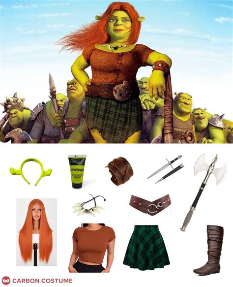 Shrek And Fiona Costume Shrek Costume Themed Halloween Costumes Rave Costumes Shrek