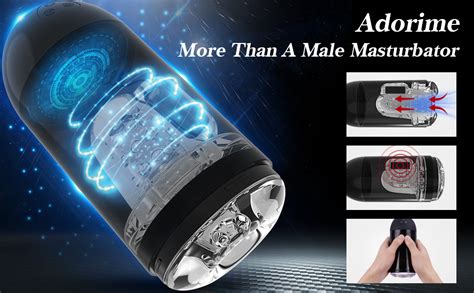 Male Masturbators Cup With Powerful Oral Suction Adorime Automatic