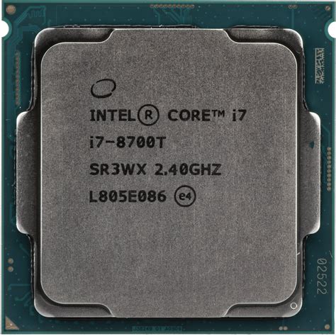 Преемник семейства intel core 2, наряду с core i5 и core i3. Intel Core i7-8700T 2.4 GHz 6-Core FCLGA 1151 CM8068403358413