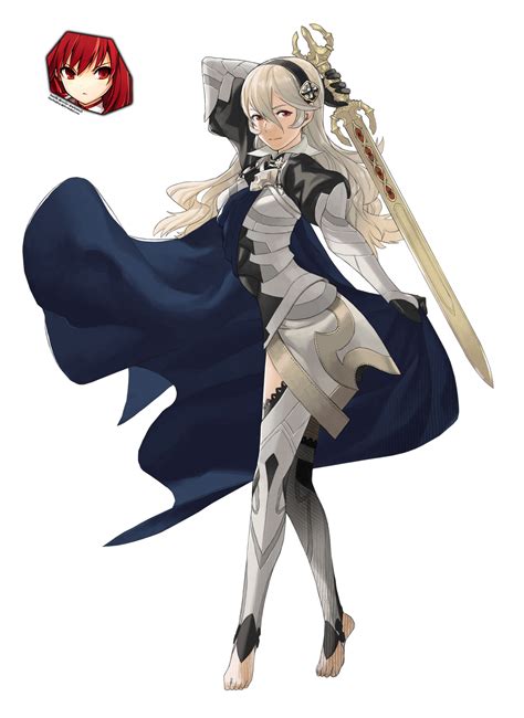 Fire Emblem Fates Corrin Female Portrait Render By Oneexisting On