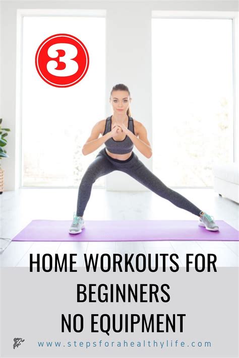 Simple At Home Workouts For Beginners Without Equipment For Women Fitness And Workout Abs Tutorial