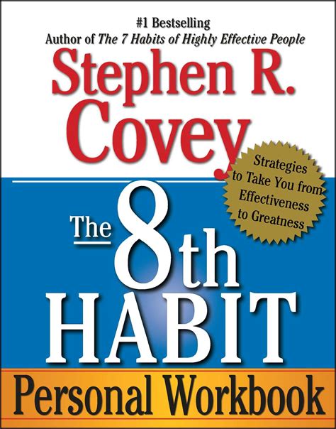 The 8th Habit Personal Workbook Book By Stephen R Covey Official Publisher Page Simon