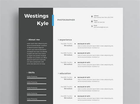 Alternatively, browse all of our other free resume templates. Modern CV Template PSD Free Download - ResumeKraft