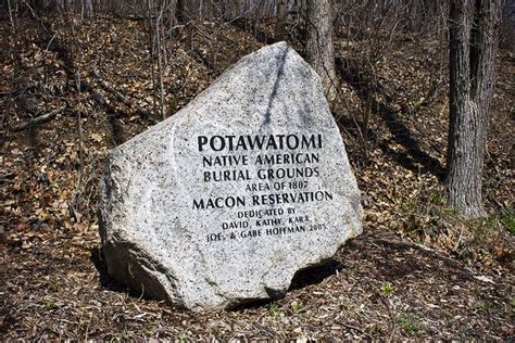 Potawatomi Burial Grounds East Of The Stowell Rdbigelow Rd Dundee