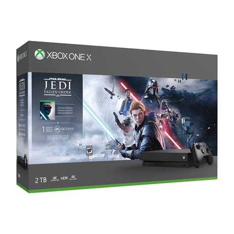 Microsoft Xbox One X 2tb Sshd Star Wars Jedi Fallen Order Deluxe