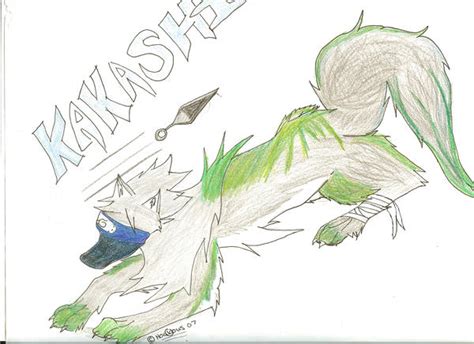 Kakashi Wolf By Houkous Okamigirl On Deviantart