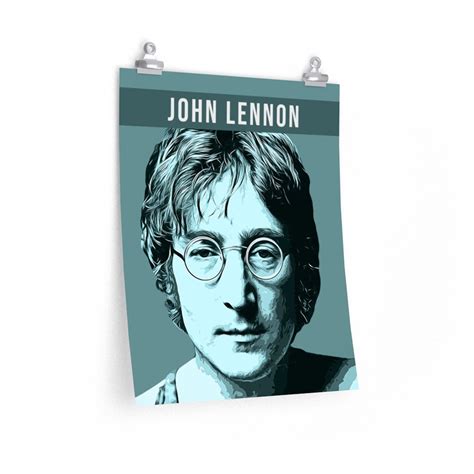 John Lennon Poster John Lennon John Lennon Print John Etsy