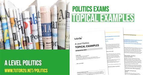 Topical Examples For A Level Politics Exams Politics Tutor2u