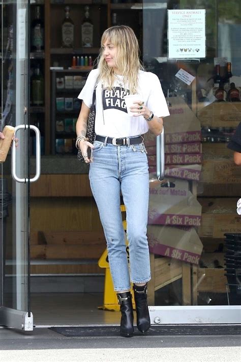 Miley Cyrus In Jeans Out In Los Angeles Gotceleb