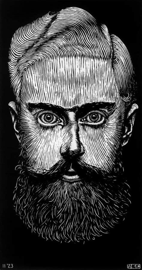 Mc Escher Arte Del Retrato Mc Escher Artistas