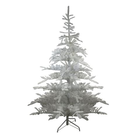 7 Snowy White Nobilis Fir Artificial Christmas Tree Unlit Walmart