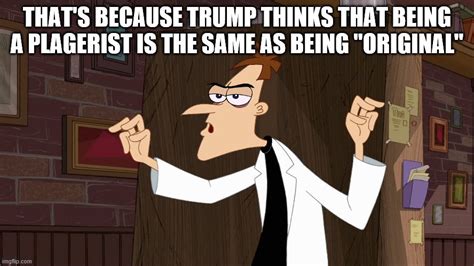 In conversation, the dual flexing of the index and middle finger of both hands, to signify the presence of scare quotes. Dr. Doofenshmirtz - Air Quotes - Imgflip