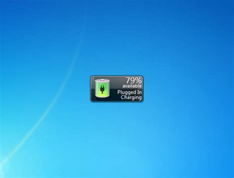 Battery Vista Windows Desktop Gadget