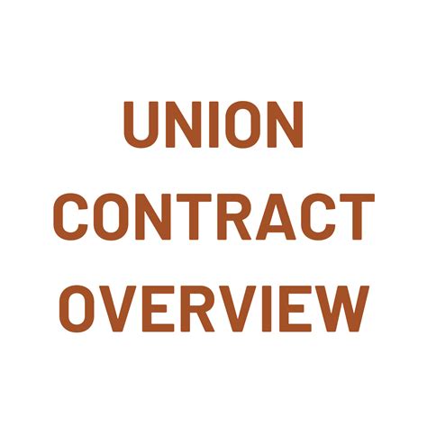 Union Contract Overview — The Accounting Alliance